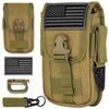 Cell Phone Holster Pouch Smartphone Pouch Case Molle Attachment Gadget Bag Belt Waist Bag for 4.7
