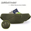 Tactical Fanny Pack Gun Holster Concealed Carry Pistol Military Tactical Waist Bag Waterproof Molle EDC Pouch with USA Flag Patch