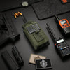 Tactical Radio Holder Radio Holster Molle Radio Pouch Universal Radio Case Military Heavy Duty Radio Bag for Police Firefighter Two Ways Walkie Talkies Vest (Black)