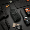 Tactical Radio Holder Radio Holster Molle Radio Pouch Universal Radio Case Military Heavy Duty Radio Bag for Police Firefighter Two Ways Walkie Talkies Vest (Black)