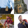 Tactical Radio Holder Radio Holster Molle Radio Pouch Universal Radio Case Military Heavy Duty Radio Bag for Police Firefighter Two Ways Walkie Talkies Vest (Black)