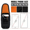 Phone Holster Pouch, Gadget Waist Bag Molle Attachment Belt Holder Bag with US Flag Patch and water bottle buckle for 4.7