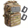 Molle Utility Pouch, EDC Tool Pouch Phone Pouches Mini Waist Pouches Medical EDC Pack Mini Design of 3-Day Backpack Free 1 flag badge and 2 carabiners