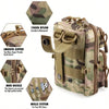 Molle Utility Pouch, EDC Tool Pouch Phone Pouches Mini Waist Pouches Medical EDC Pack Mini Design of 3-Day Backpack Free 1 flag badge and 2 carabiners