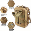 Molle Utility Pouch, EDC Tool Pouch Phone Pouches Mini Waist Pouches Medical EDC Pack Mini Design of 3-Day Backpack Free 1 flag badge and 2 carabiners