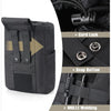Foldable Utility Waist Bag Molle Dump Pouch for Hiking Accessories with Roll Up Drawstring Tactical Storage