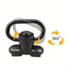 Zinc Alloy 2-Point Sling Swivels Durable QD Sling System with Mlock Mounts for Secure Weapon Attachment
