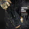 Tactical MOLLE Medical Pouch, Rip-Away EMT First Aid Pouch IFAK Trauma Kit Everyday Carry Survival Bag with tourniquet and scissors set Include Cross Patch