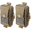 Tactical Shoulder Strap Pouch Molle Phone Bag for Men Outdoor Adventure EDC Utility Belt Bag Sport Accessories