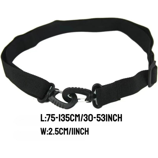 Universal Adjustable 1-Inch Shoulder Straps Replacement Nylon Sling for Hiking Waist Packs Tactical Bags Outdoor Gear