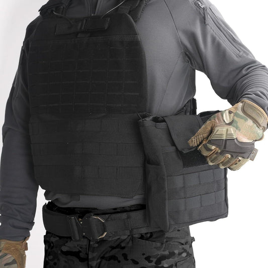 Foldable Utility Waist Bag Molle Dump Pouch for Hiking Accessories with Roll Up Drawstring Tactical Storage