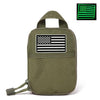 Tactical EDC Waist Pack Molle Compatible Mini Tool Storage Bag Nylon Utility Pouch for Hiking Electronic Accessories Multitools Tactical Gear Organizer