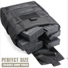 Foldable Utility Waist Bag Molle Dump Pouch for Hiking Accessories with Roll Up Drawstring Tactical Storage