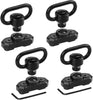 Zinc Alloy 2-Point Sling Swivels Durable QD Sling System with Mlock Mounts for Secure Weapon Attachment