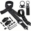 【luciernaga】Adjustable 2-Point Sling with 360° Swivel Attachment - Universal Quick Release Rifle Strap Compatible with Hunting Slings & Tactical Runners