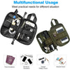 Tactical EDC Waist Pack Molle Compatible Mini Tool Storage Bag Nylon Utility Pouch for Hiking Electronic Accessories Multitools Tactical Gear Organizer