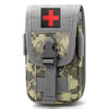 Durable First Aid Identification Patch Red Black 1.5 Soft Rubber Reinforced Hook for Hiking Waist Packs Bags IFAKs Kits Medics Easy Clean