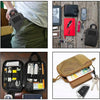 Tactical EDC Waist Pack Molle Compatible Mini Tool Storage Bag Nylon Utility Pouch for Hiking Electronic Accessories Multitools Tactical Gear Organizer