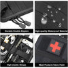 Tactical EDC Waist Pack Molle Compatible Mini Tool Storage Bag Nylon Utility Pouch for Hiking Electronic Accessories Multitools Tactical Gear Organizer