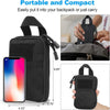 Tactical EDC Waist Pack Molle Compatible Mini Tool Storage Bag Nylon Utility Pouch for Hiking Electronic Accessories Multitools Tactical Gear Organizer