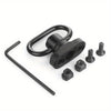 Zinc Alloy 2-Point Sling Swivels Durable QD Sling System with Mlock Mounts for Secure Weapon Attachment