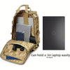 Versatile Black Tactical Shoulder Bag with Silicone Flag & 2 D-Ring Attachments - Durable Nylon, Multiple Pockets, Ideal for Outdoor Activities, Hunting, Fishing, Backpacks