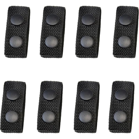 Tactical Duty Belt Keeper Stays Holders Nylon Double Snaps for 2" Belts Fixing Security Tactical Belt Accessories