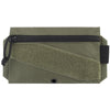 Tactical MOLLE Hook-Loop Organizer Panel System - 1000D Nylon EDC Vest Expansion Pack with 6 Zippered Compartments & Cable Management Grid - Military-Grade Modular Storage for Tools/Batteries/Tactical Gear