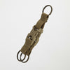 Durable Molle Clip Nylon Strap Key Holder with Carabiner & Hook – Ideal for Hiking, Running & Outdoor Adventures