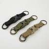 Durable Molle Clip Nylon Strap Key Holder with Carabiner & Hook – Ideal for Hiking, Running & Outdoor Adventures