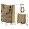 Multi-Purpose MOLLE Waist Bag - Self-Removable, Foldable, and Perfect for EDC, Camping, Hiking, and Travel