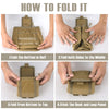 Multi-Purpose MOLLE Waist Bag - Self-Removable, Foldable, and Perfect for EDC, Camping, Hiking, and Travel