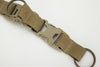 Durable Molle Clip Nylon Strap Key Holder with Carabiner & Hook – Ideal for Hiking, Running & Outdoor Adventures