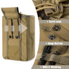 Multi-Purpose MOLLE Waist Bag - Self-Removable, Foldable, and Perfect for EDC, Camping, Hiking, and Travel