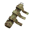 MOLLE Compatible Tactical Fixed Blade Knife Sheath Carrier Bracket with Adjustable Straps | Heavy-Duty Strap Box System for Tactical Bags & Plate Carriers | Universal Weapon Mount Accessories Kit