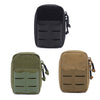 Tactical MOLLE EDC Waist Pack - Heavy-Duty Nylon Utility Belt Bag for Outdoor Camping, Hiking & Survival Gear - Adjustable Water-Resistant Fanny Pack with Pouch Organizer