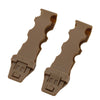 2-Pack Tactical MOLLE Malice Clips - Heavy-Duty Nylon Quick-Release Buckle Straps | Secure Locking Clips for Plate Carriers, Backpacks & Pouches | Military-Grade Gear Attachment System