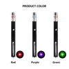 Tri-Color (Red/Green/Blue) 5mW Camping Laser Pointer | High-Visibility Single Dot Pen Light with Focus Adjustment | Multi-Purpose Outdoor Survival Tool for Night Navigation & Signaling