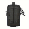 Tactical MOLLE Waist Pack Pro - Modular EDC Organizer with Detachable Strap & Phone Armor Slot | 500D Nylon Waterproof Tool Bag for Outdoor/CQB Operations