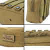 EDC Tool Waist Pack Outdoor MOLLE Accessory Bag Waist Seal Vest Hanging Bag