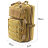 Outdoor Sports EDC Phone Bag Camping Hiking MOLLE Backpack Waterproof Waist Bag