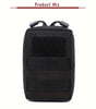Outdoor Zipper EDC Tool Phone Waist Bag Sports Molle Pack Accessory Tools Bag