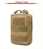 Outdoor Zipper EDC Tool Phone Waist Bag Sports Molle Pack Accessory Tools Bag