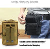 Outdoor Sports EDC Phone Bag Camping Hiking MOLLE Backpack Waterproof Waist Bag