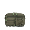 Multi-compartment EDC Tool Storage Bag Molle Webbing Attachment Phone Waist Bag