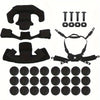 Memory Foam Pads Protectors Helmets Liner Pad Kit Replacement Motorcycle Pads