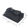 Outdoor 1000D Nylon Molle Walkie Talkie Stand Bag Radio Storage Bag Sports Bag